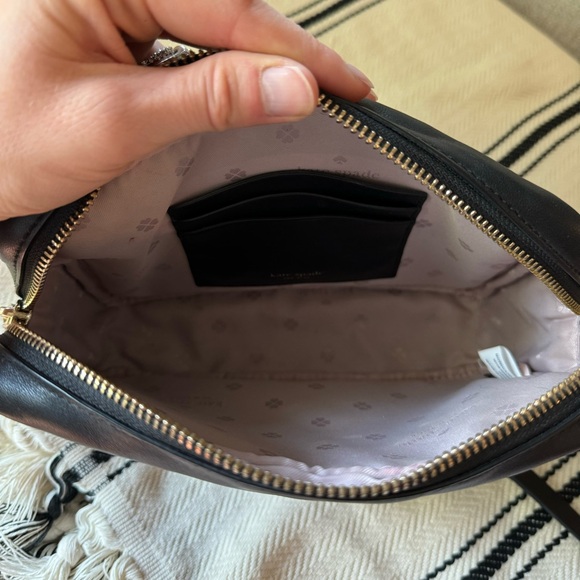 Kate Spade New York Amelia Studded Medium Camera Bag Quilted Black - Picture 9 of 13